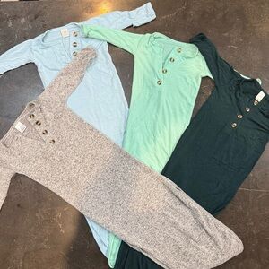 Lou Lou Newborn Set of 4 gowns